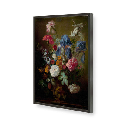 [Color:Satin Black], Picture of art in a Satin Black frame of the corner