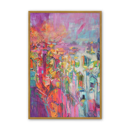 [Color:Polished Gold], Picture of art in a Polished Gold frame