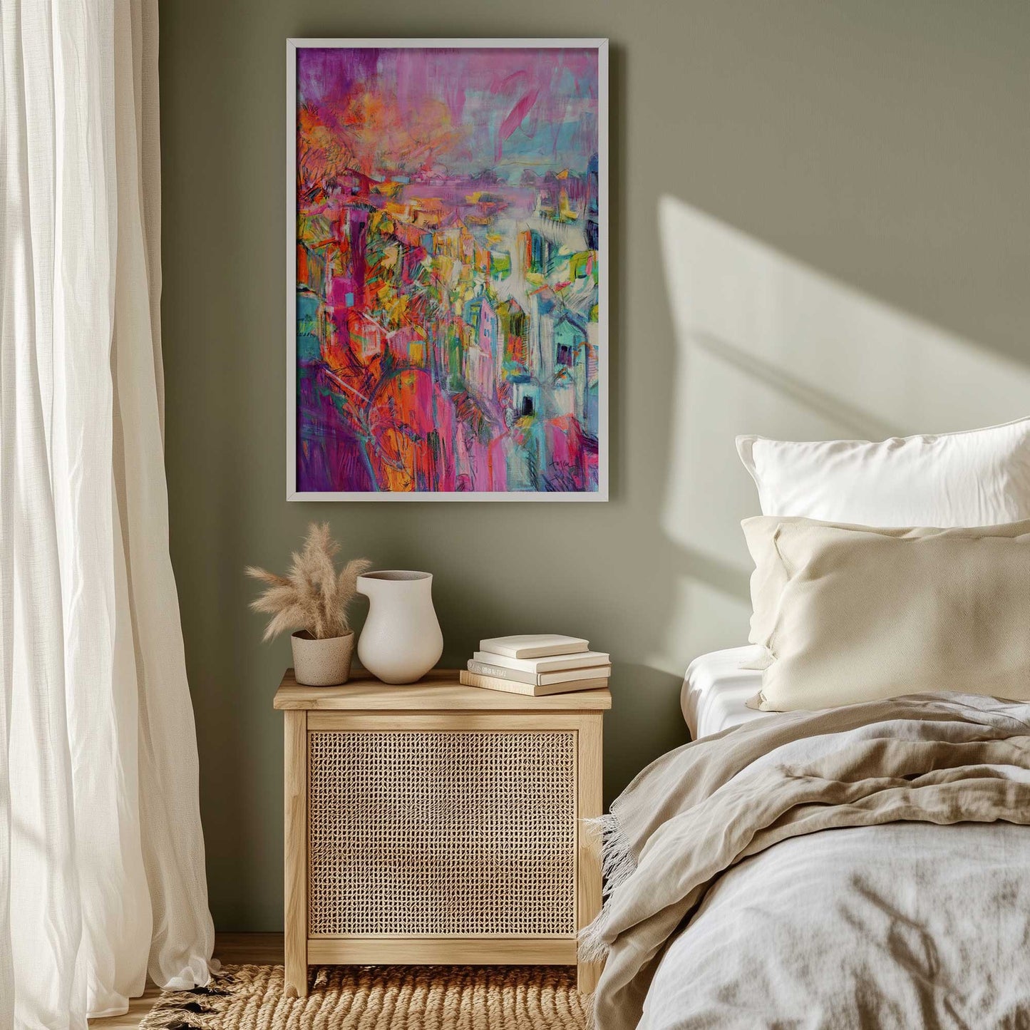 [SPECIAL],[LIFESTYLE], Picture of art hanging in a room