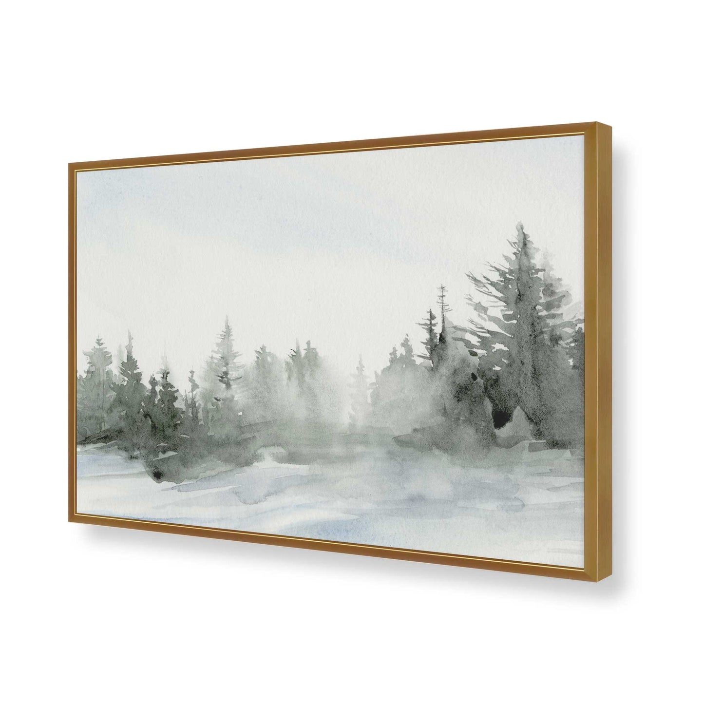 [Color:Polished Gold], Picture of art in a Polished Gold frame of the corner