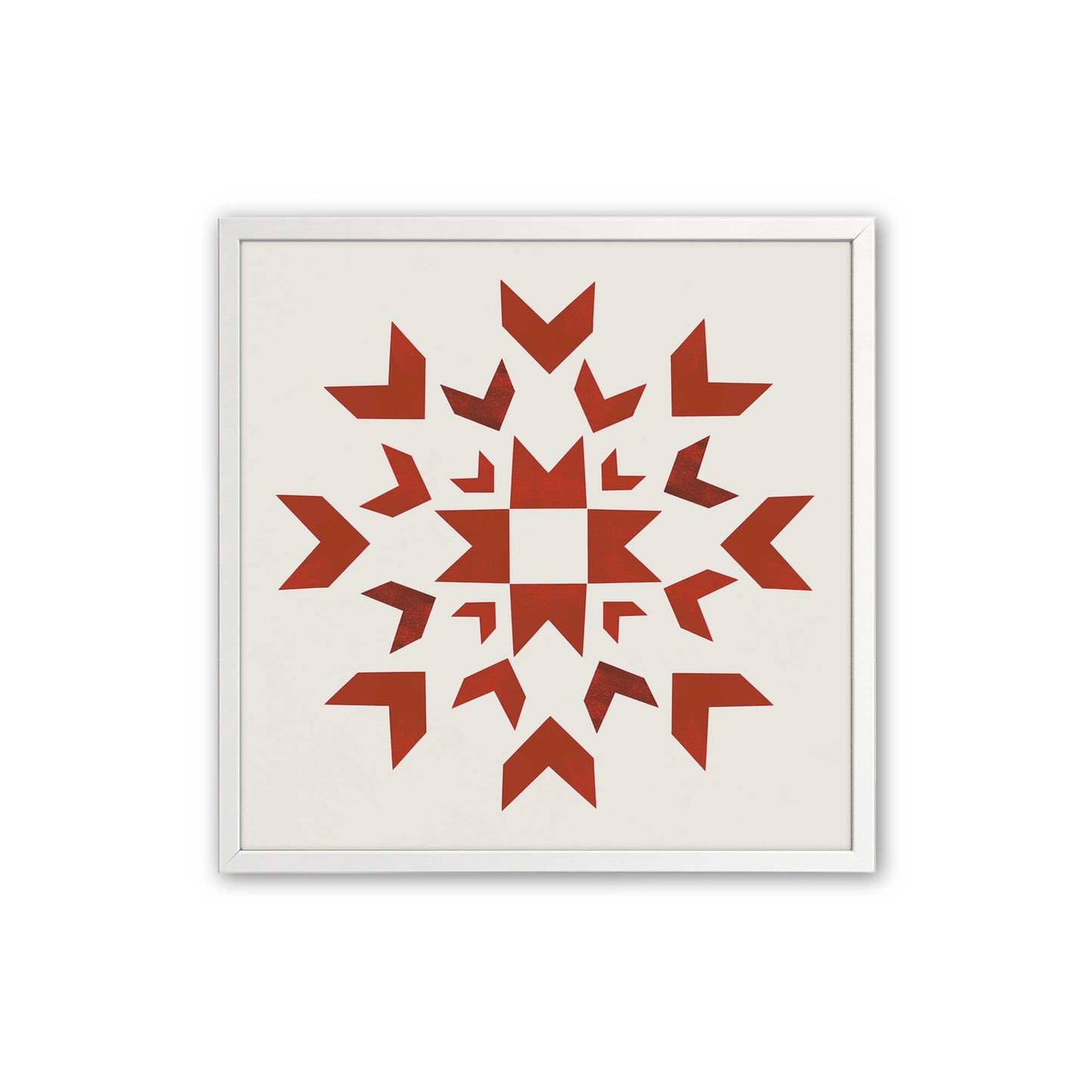 [Color:Opaque White], Picture of art in an Opaque White frame