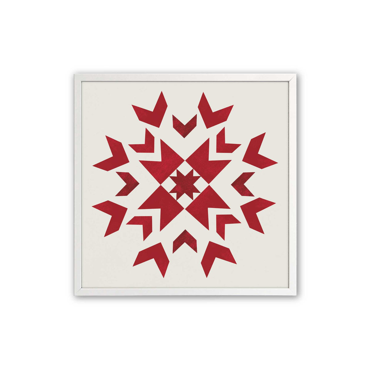[Color:Opaque White], Picture of art in an Opaque White frame