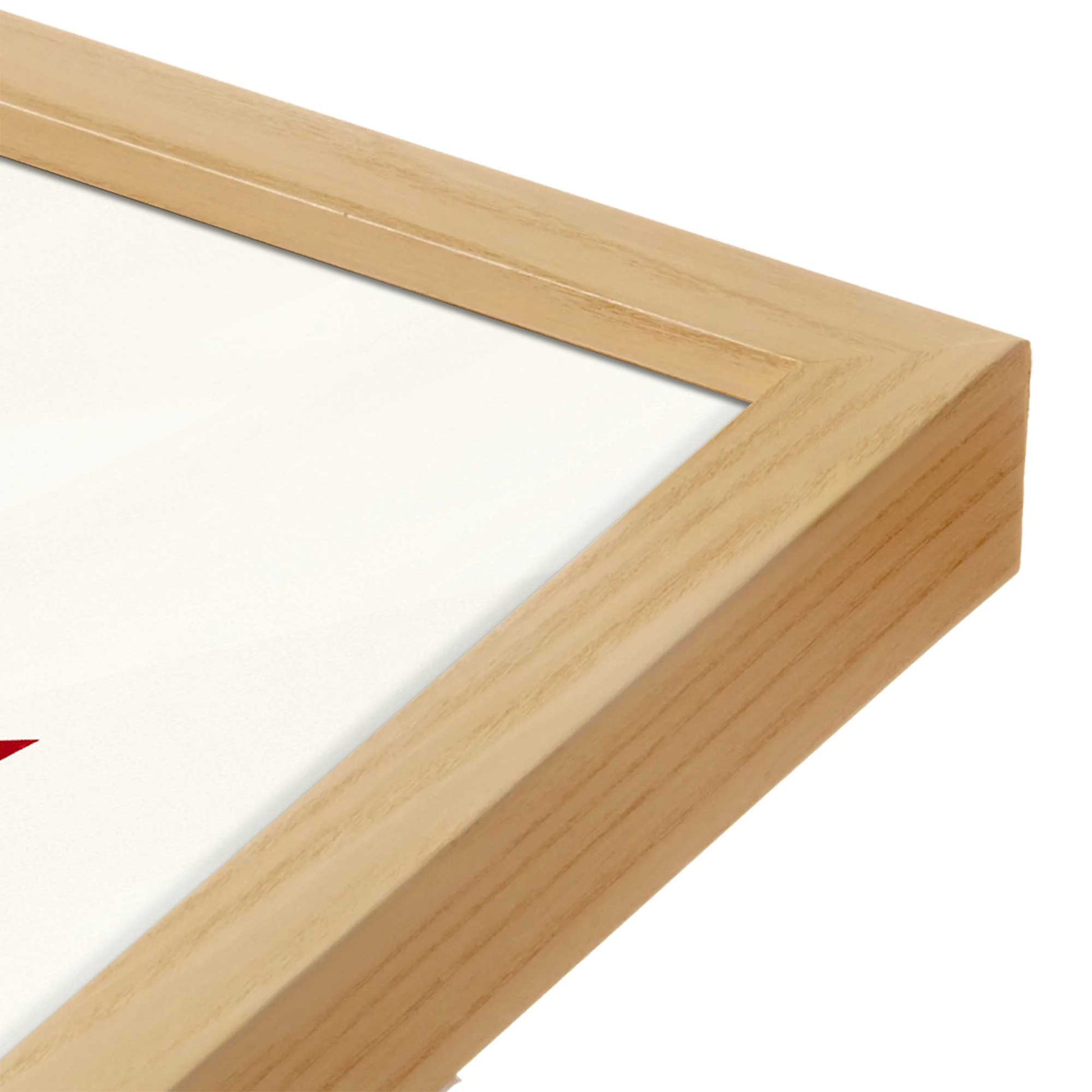 [Color:Espresso], Picture of art in a Espresso frame at an angle