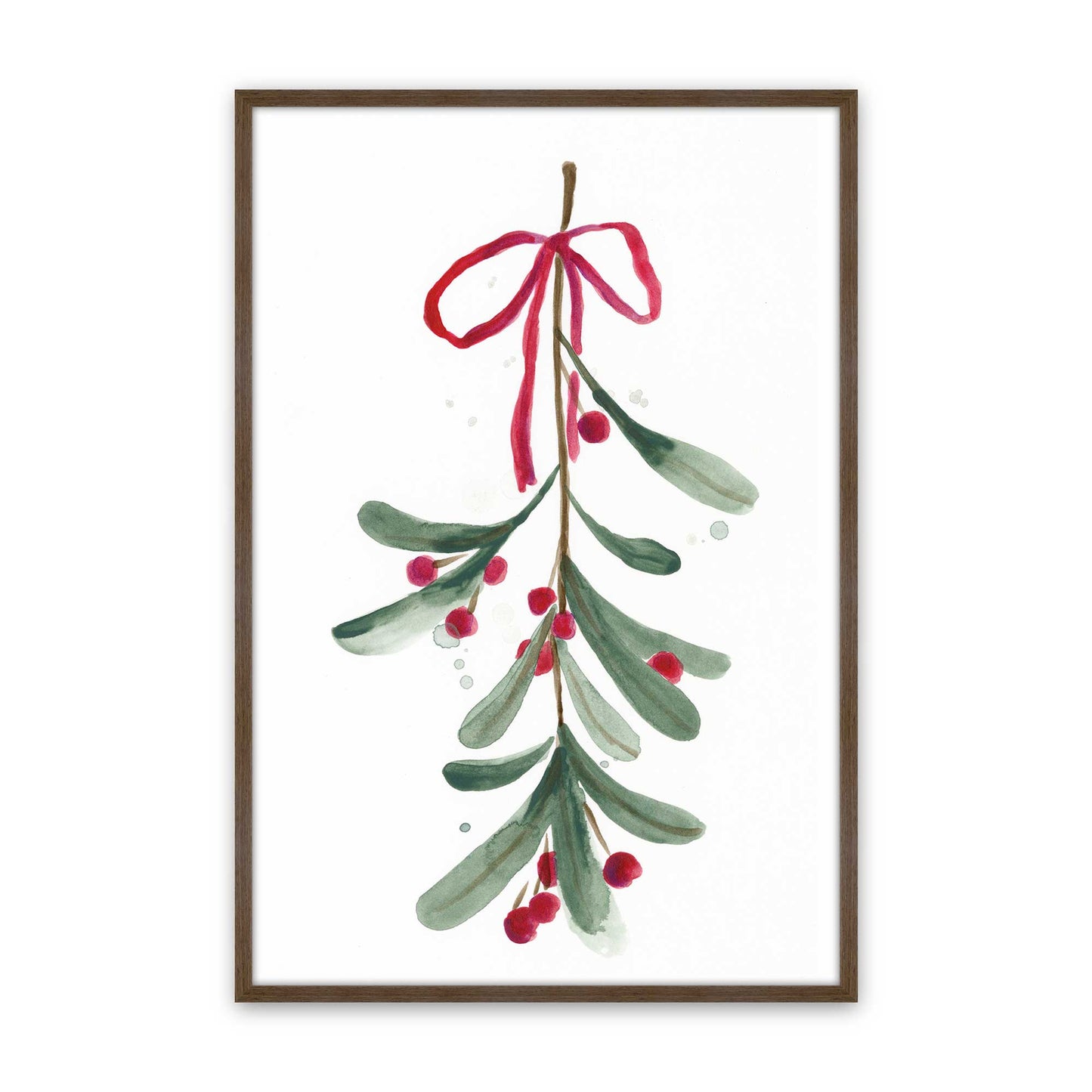 [Color:Walnut], Picture of art in a Walnut frame