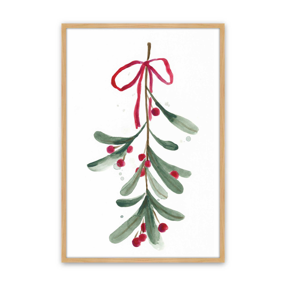 Holiday Sprig, Set of 4 Paper Prints