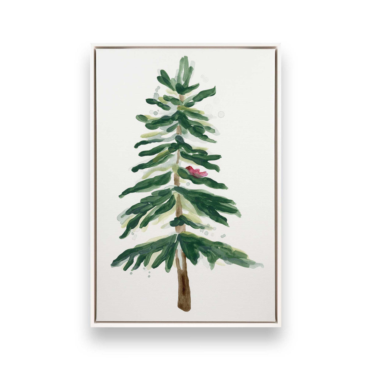 [Color:Opaque White], Picture of art in a White frame