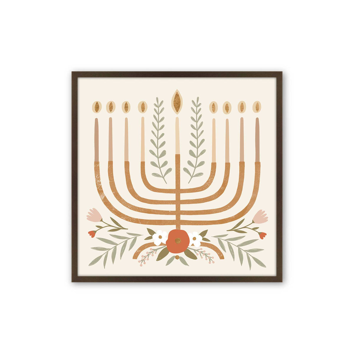 [Color:Belvinder Brown], Picture of art in a Belvinder Brown frame