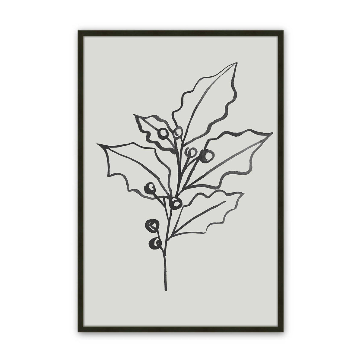 [Color:Satin Black], Picture of art in a Satin Black frame