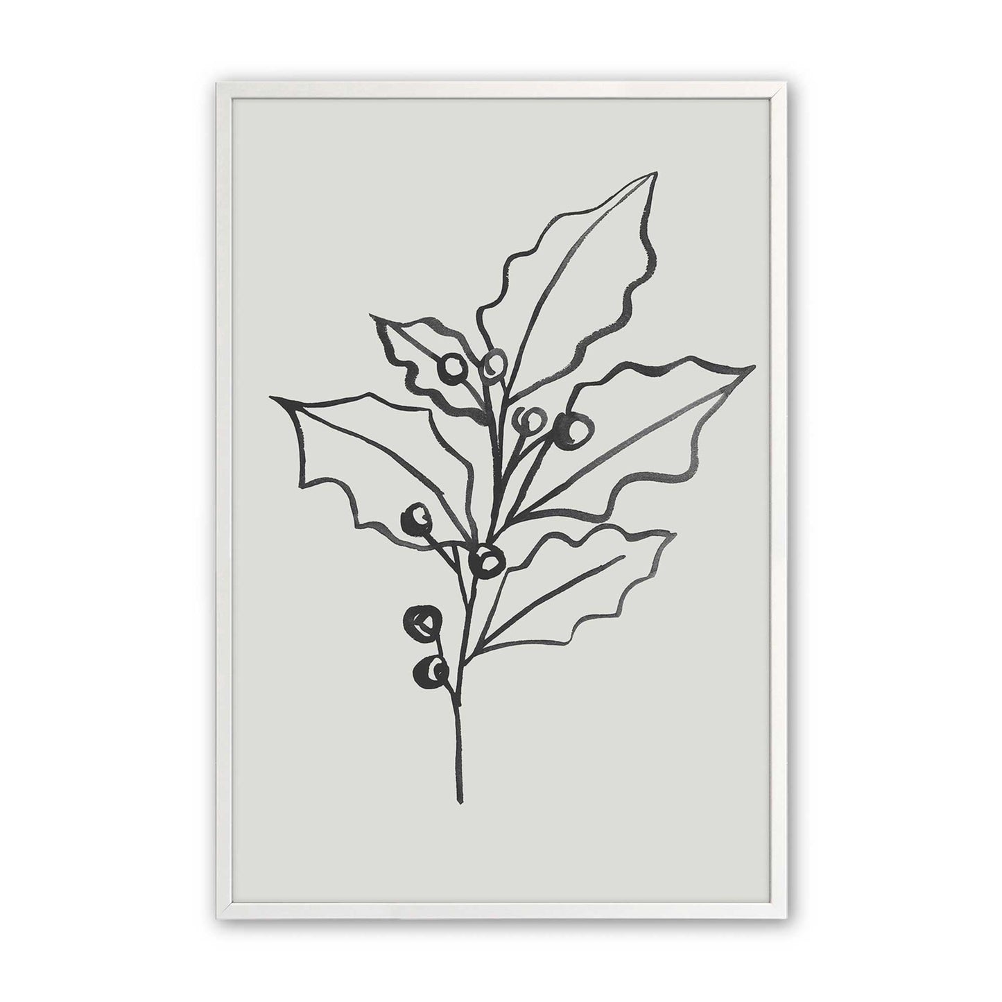 [Color:Opaque White], Picture of art in a Opaque White frame