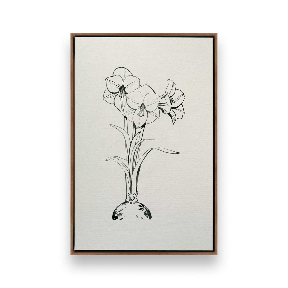 [Color:Walnut], Picture of art in a Walnut frame