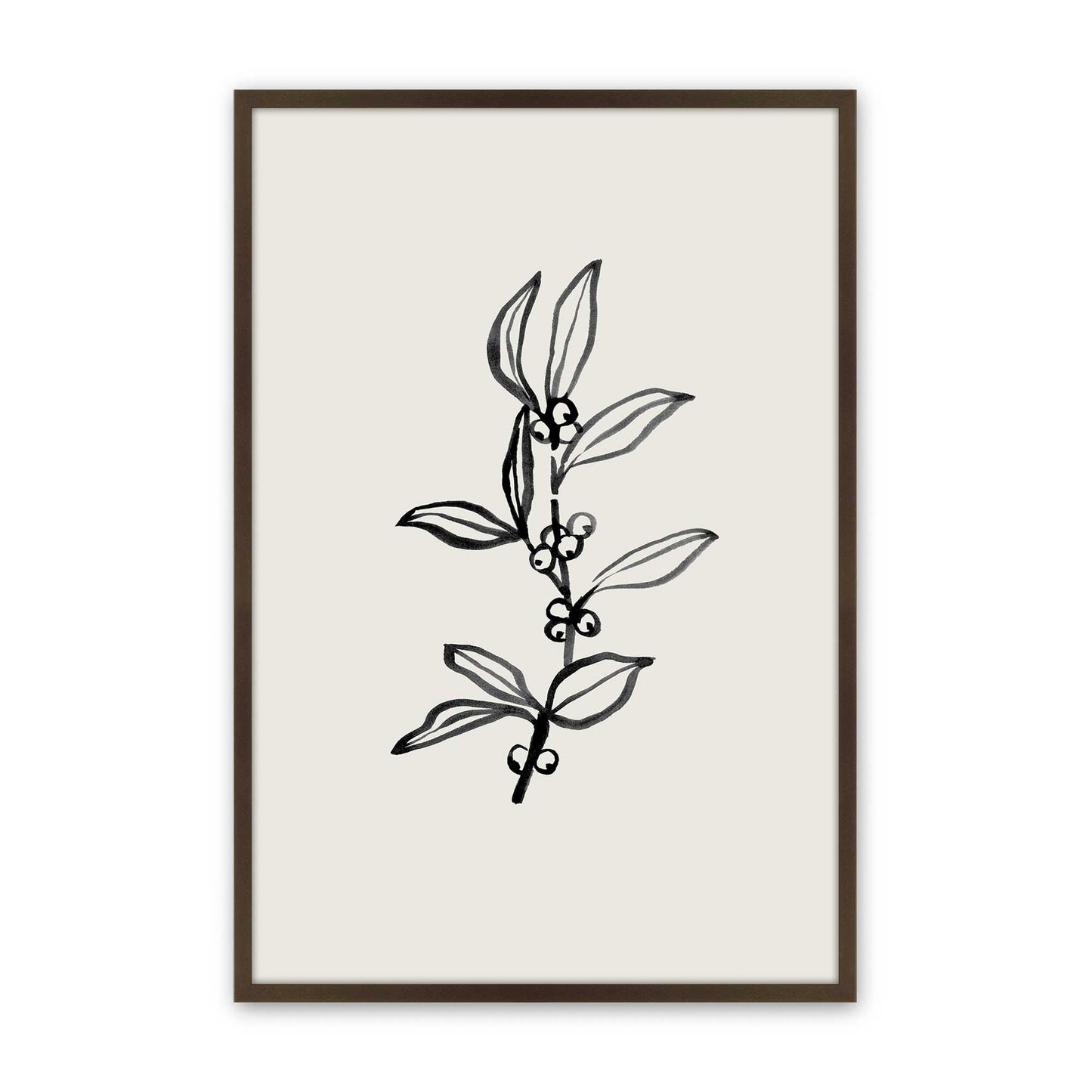 [Color:Belvinder Brown], Picture of art in a Belvinder Brown frame