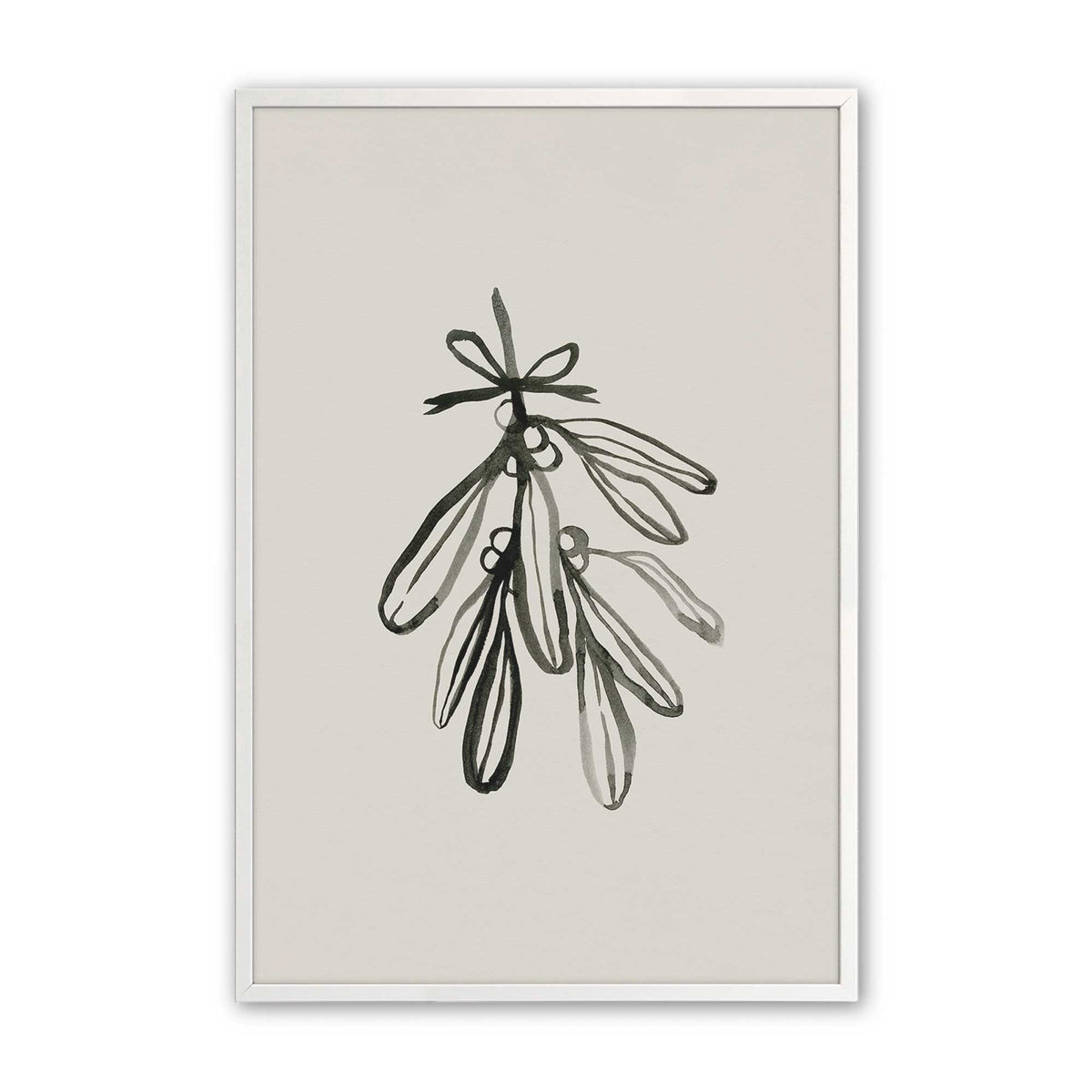 [Color:Opaque White], Picture of art in an Opaque White frame