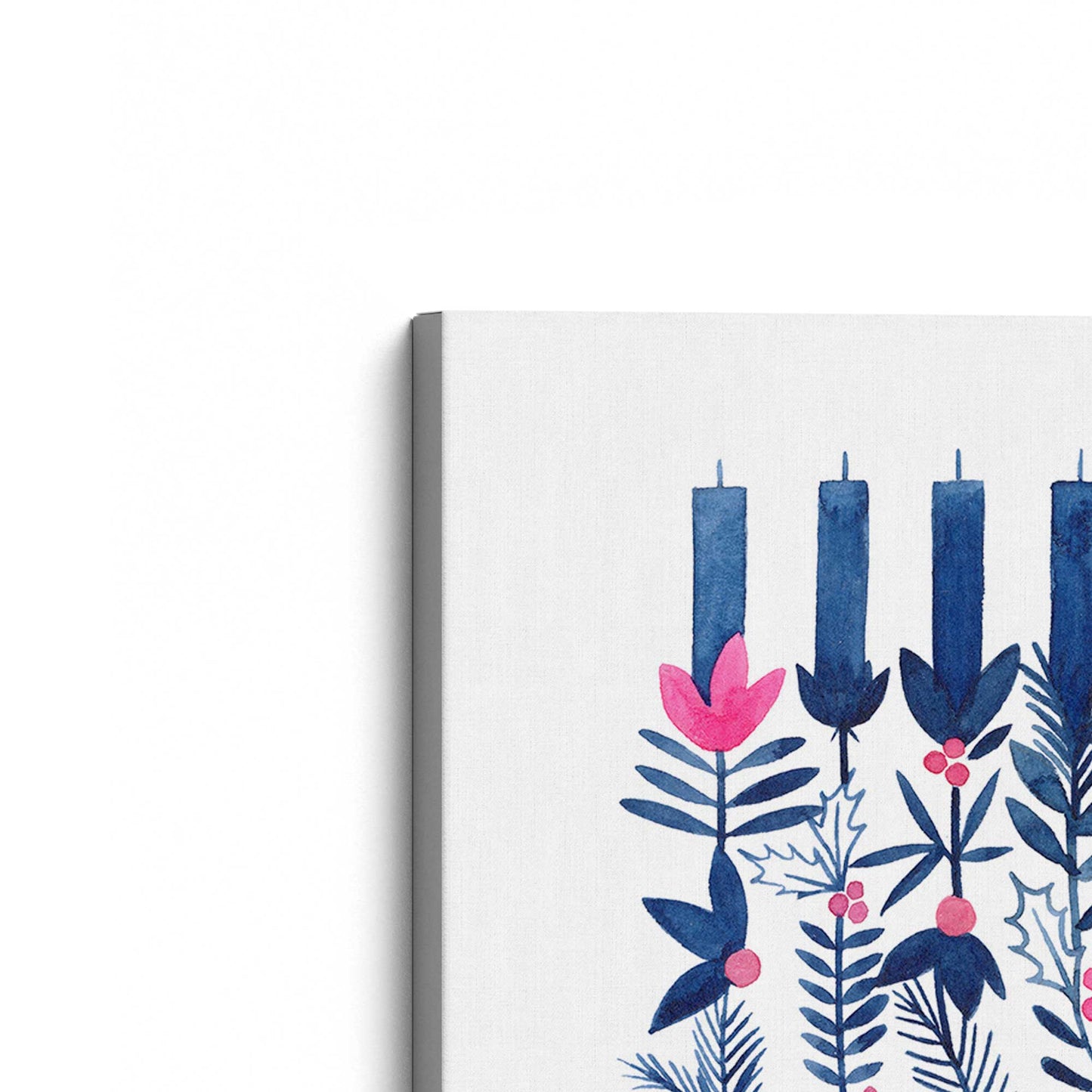 [Color:Stretched Canvas], Picture of the corner of the art