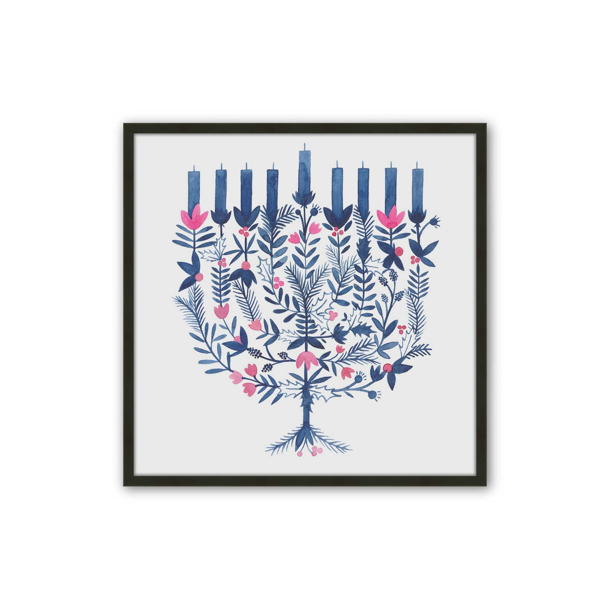 [Color:Satin Black], Picture of art in a Satin Black frame