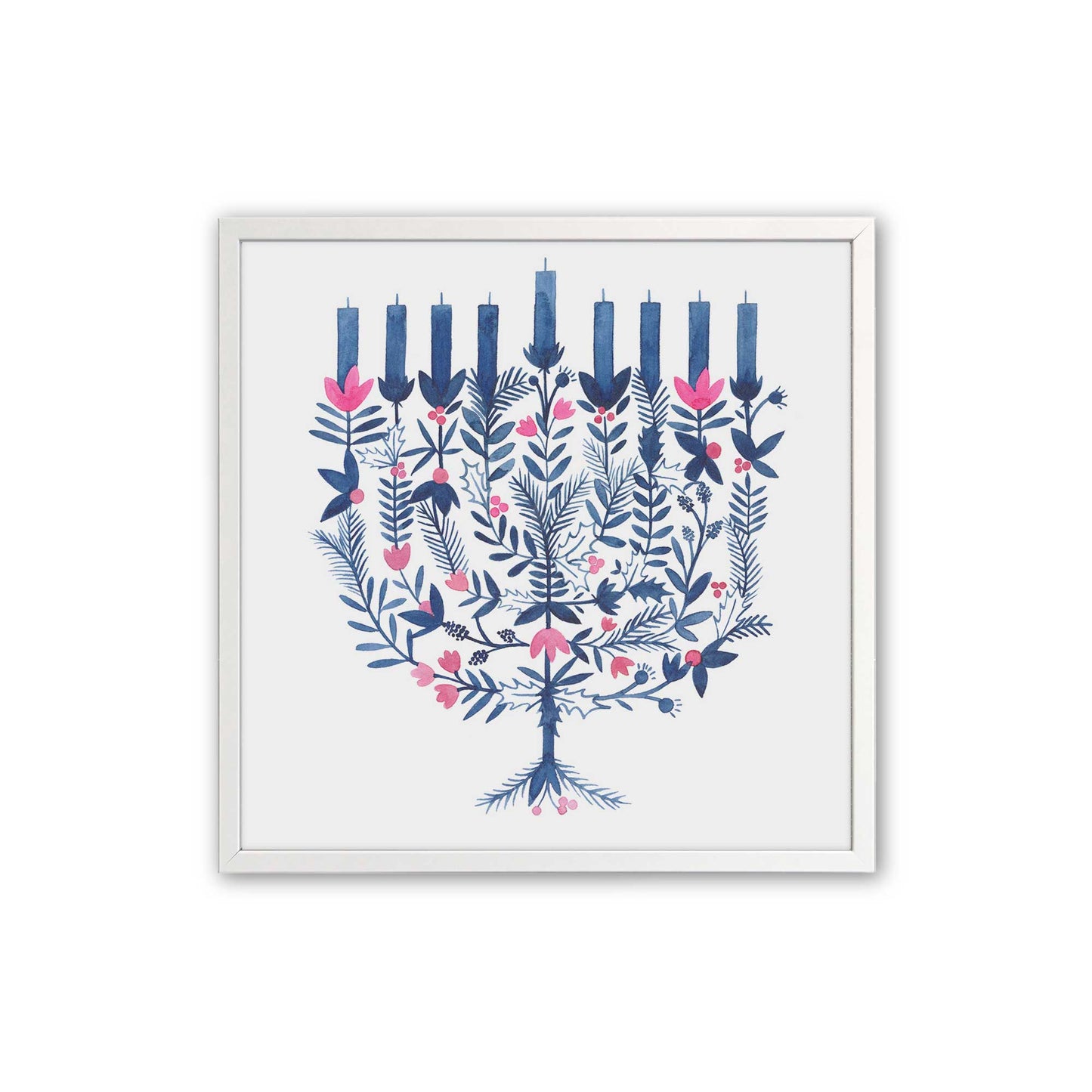 [Color:Opaque White], Picture of art in an Opaque White frame