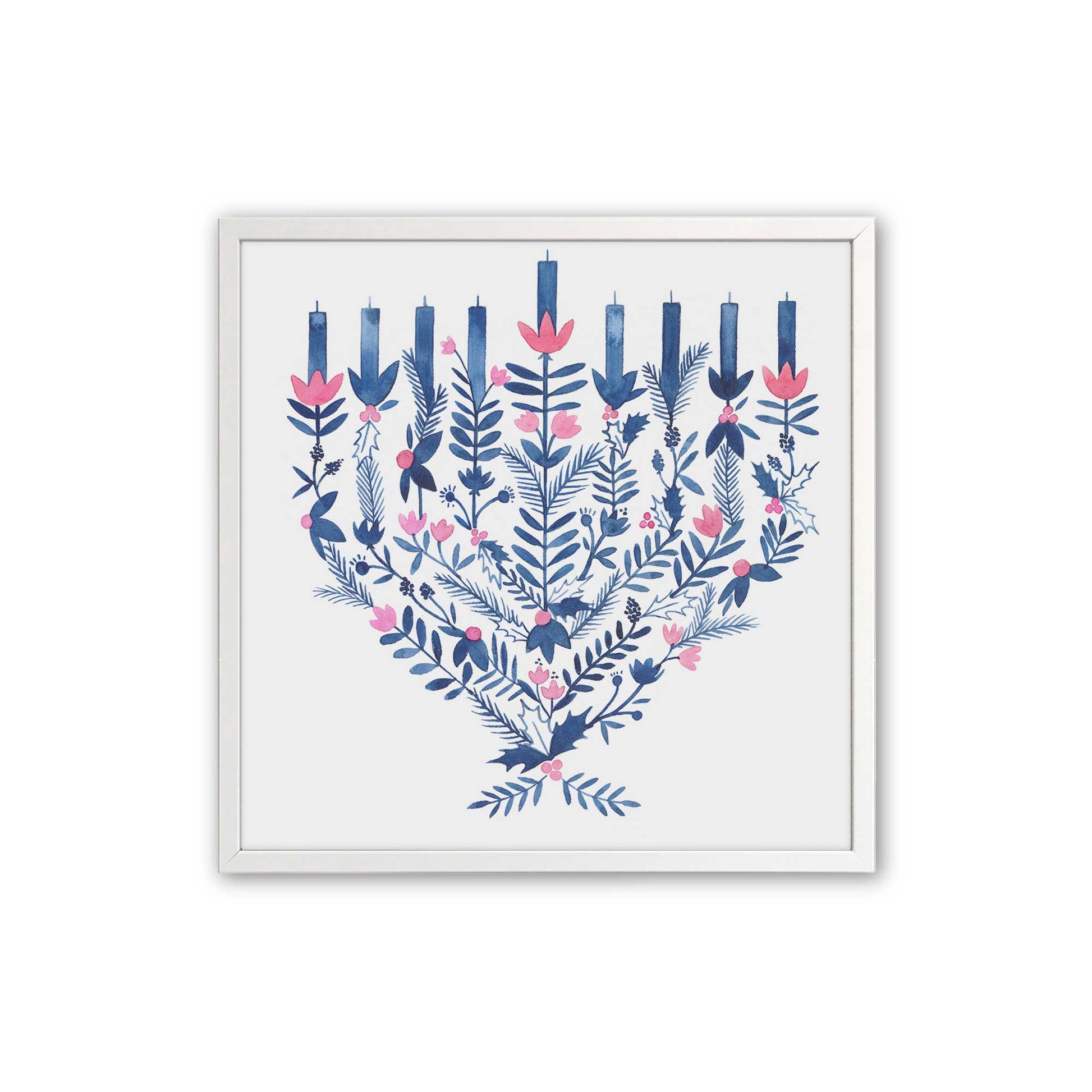 [Color:Opaque White], Picture of art in an Opaque White frame