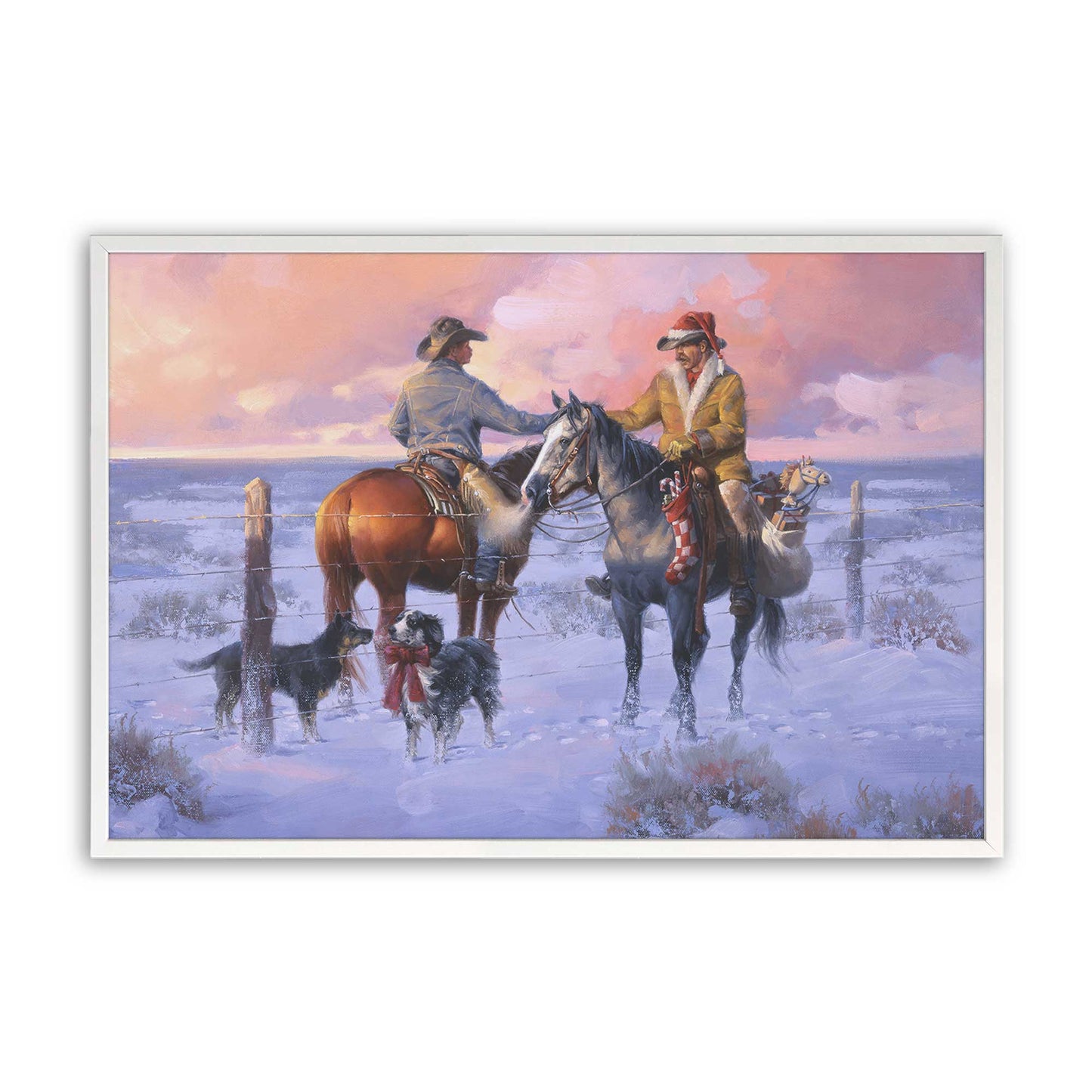 [Color:Opaque White], Picture of art in a Opaque White frame