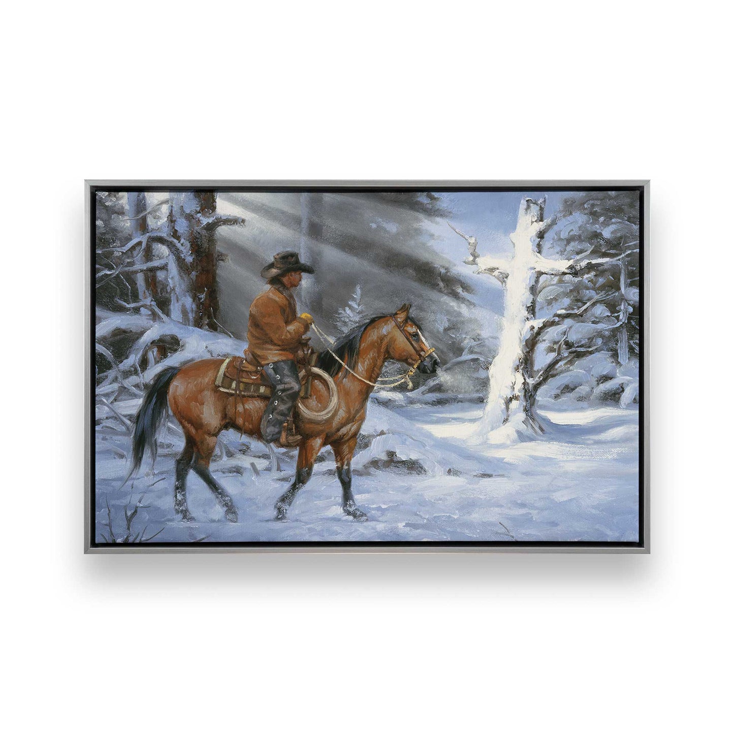 [Color:Polished Chrome], Picture of art in a Polished Chrome frame