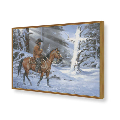 [Color:Polished Gold], Picture of art in a Polished Gold frame of the corner