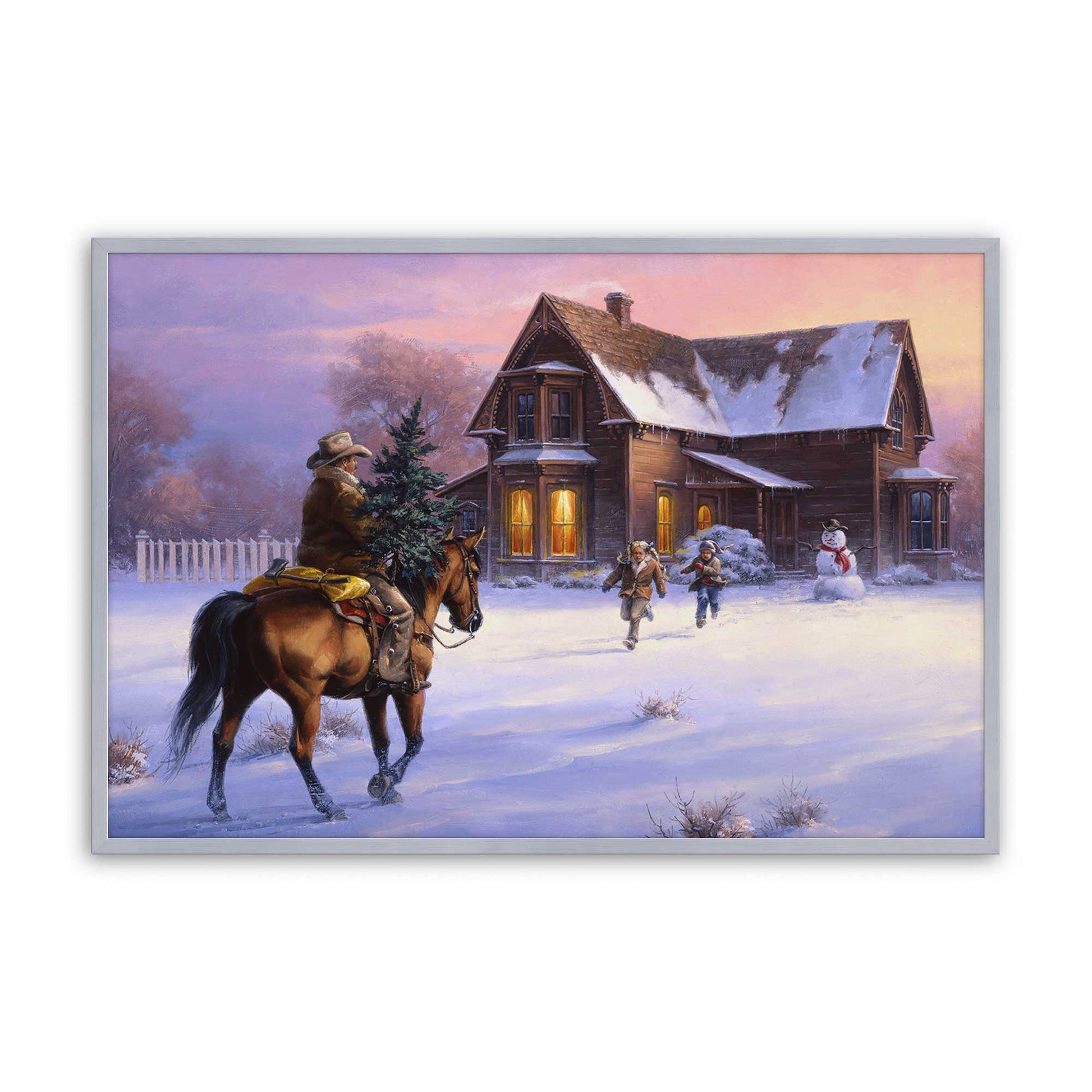 [Color:Polished Chrome], Picture of art in a Polished Chrome frame