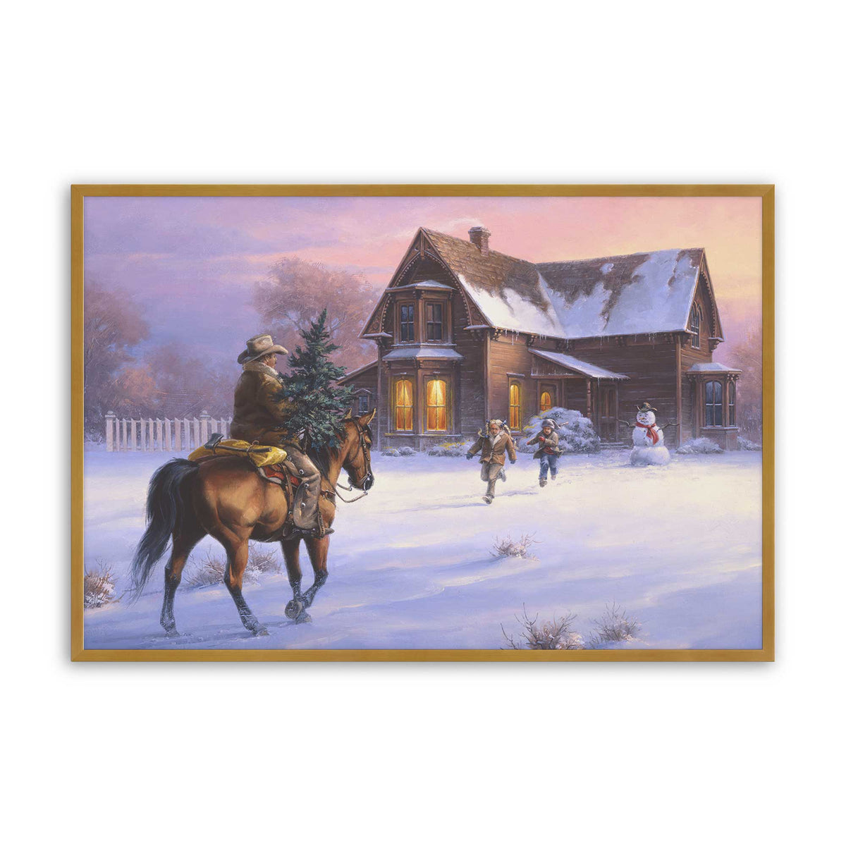 [Color:Polished Gold], Picture of art in a Polished Gold frame