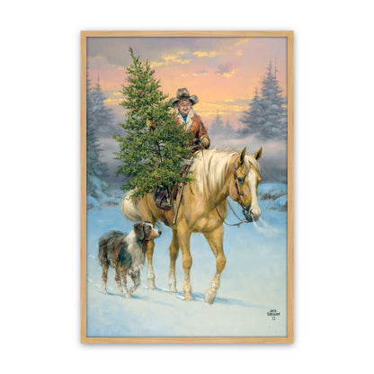 [Color:American Maple], Picture of art in a American Maple frame