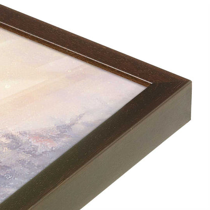 [Color:Belvinder Brown], Picture of art in a Belvinder Brown frame at an angle