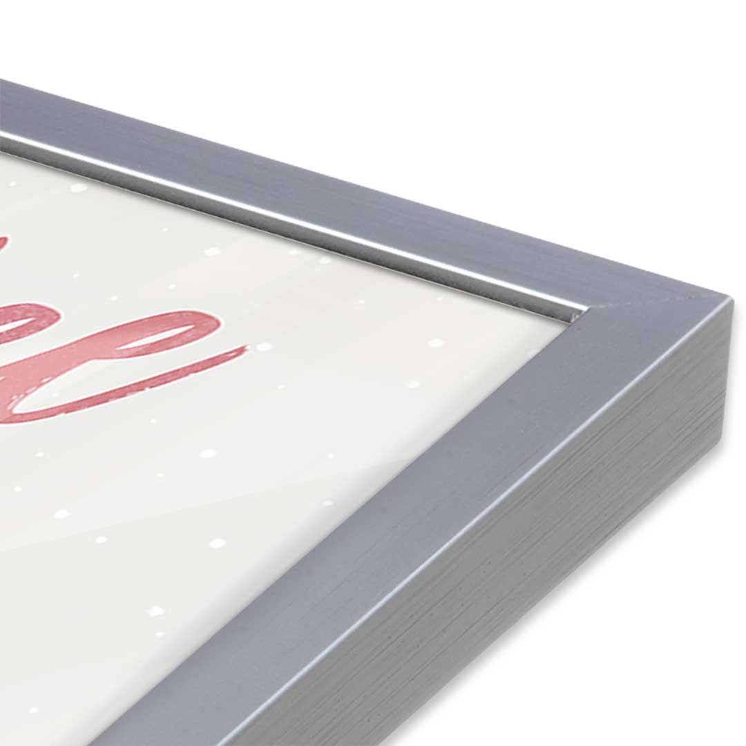 [Color:Polished Chrome], Picture of art in a Polished Chrome frame at an angle