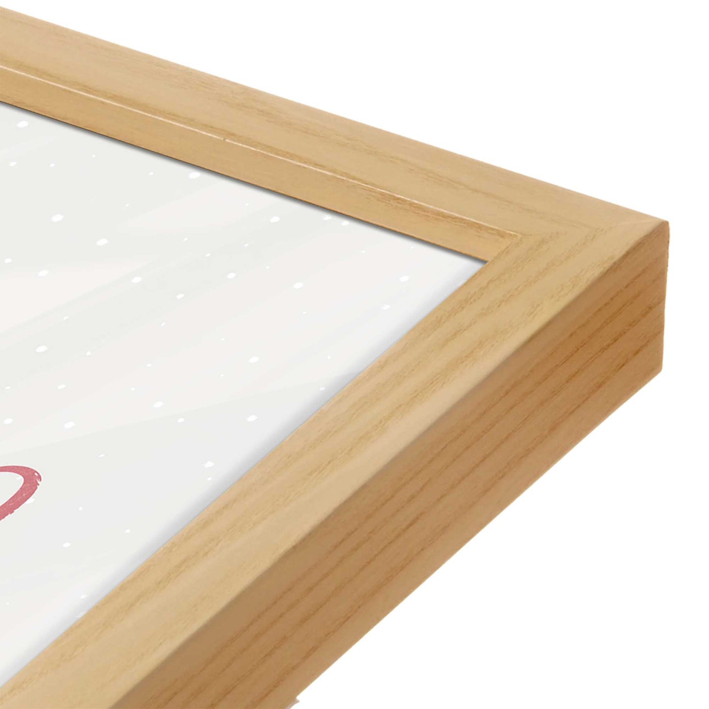 [Color:Espresso], Picture of art in a Espresso frame at an angle