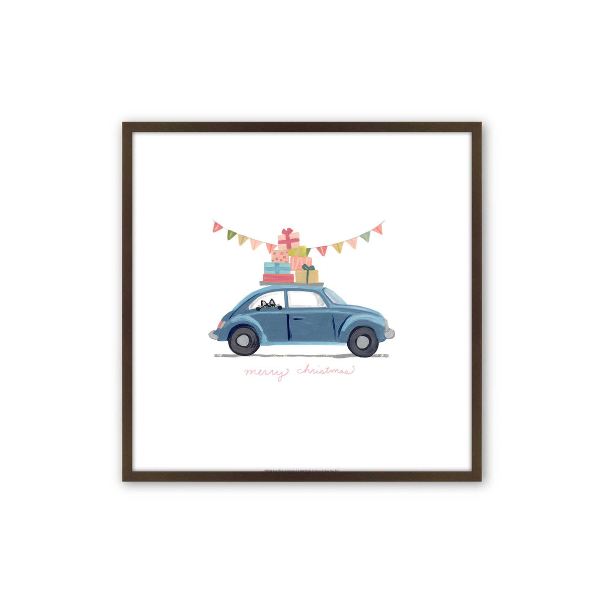 [Color:Belvinder Brown], Picture of art in a Belvinder Brown frame