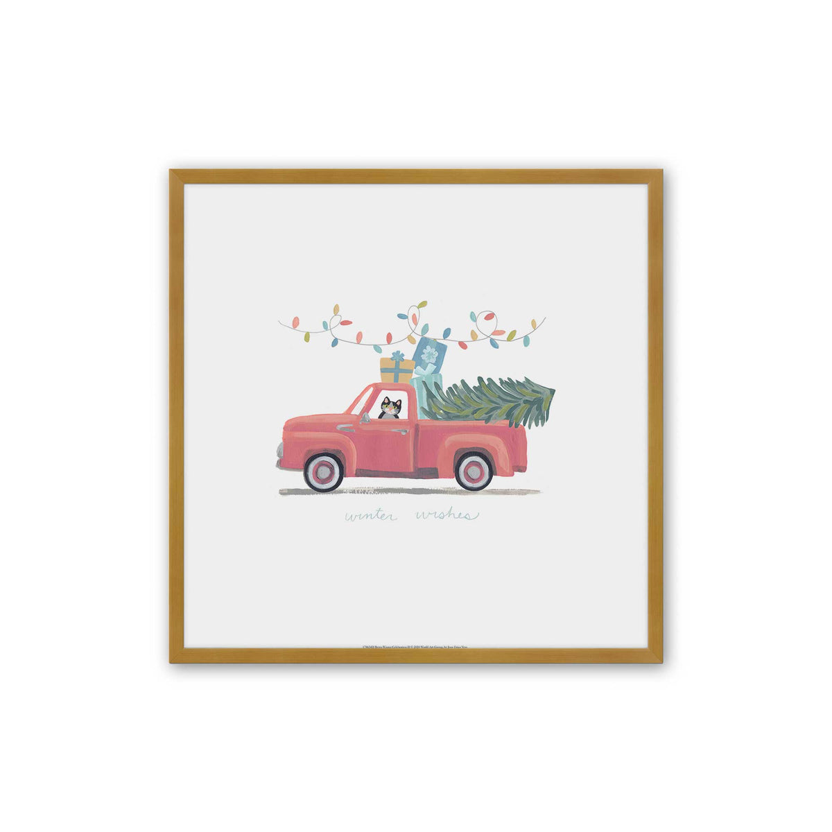 [Color:Polished Gold], Picture of art in a Polished Gold frame