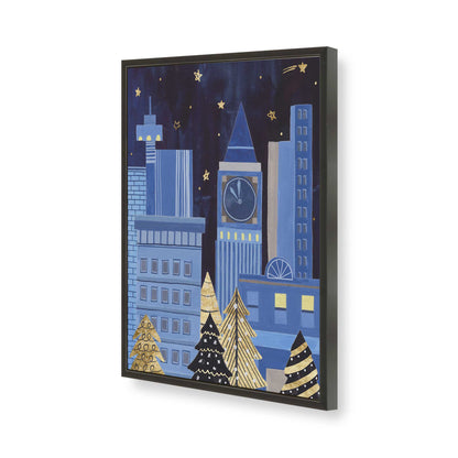 [Color:Satin Black], Picture of art in a Satin Black frame of the corner
