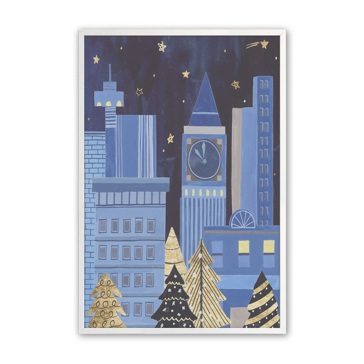 [Color:Opaque White], Picture of art in an Opaque White frame