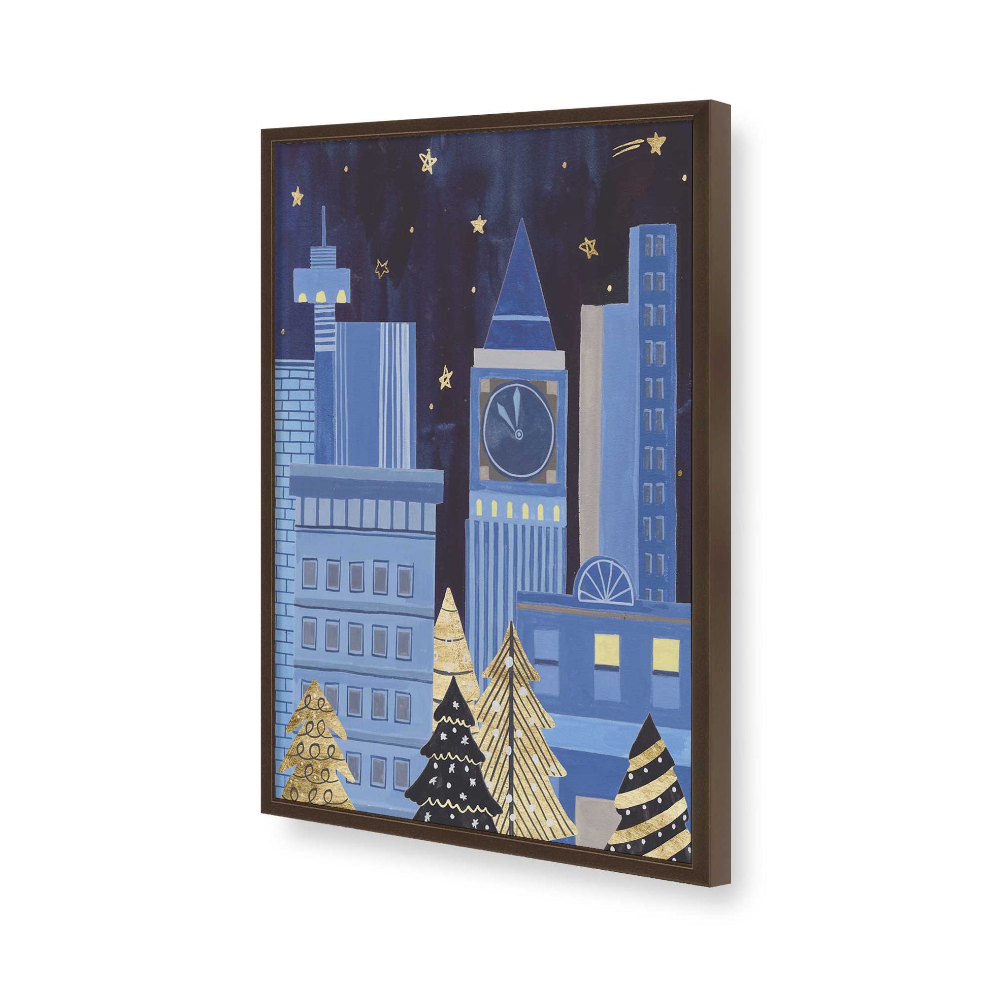 [Color:Belvinder Brown], Picture of art in a Belvinder Brown frame of the corner