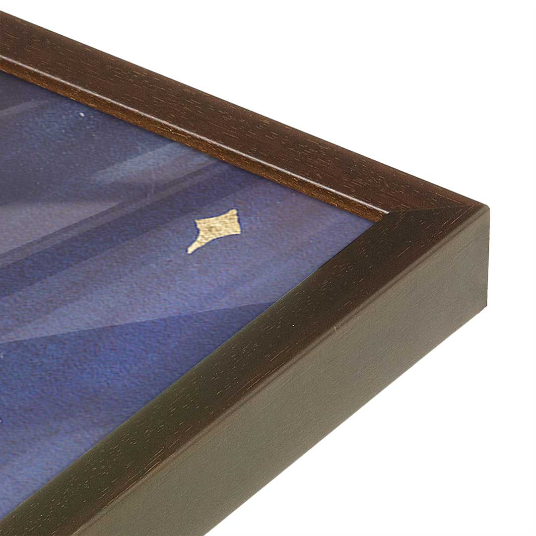 [Color:Belvinder Brown], Picture of art in a Belvinder Brown frame at an angle