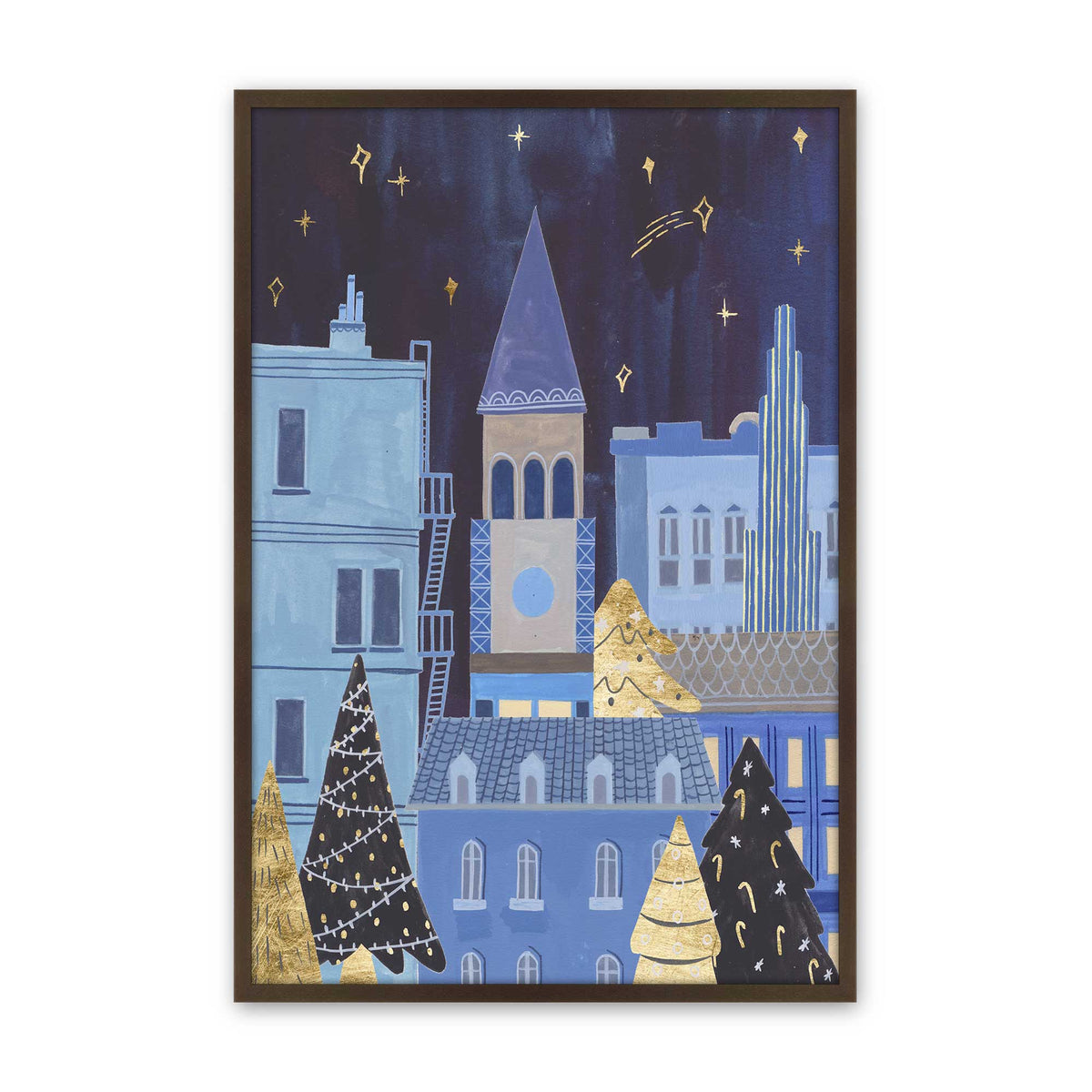 [Color:Belvinder Brown], Picture of art in a Belvinder Brown frame