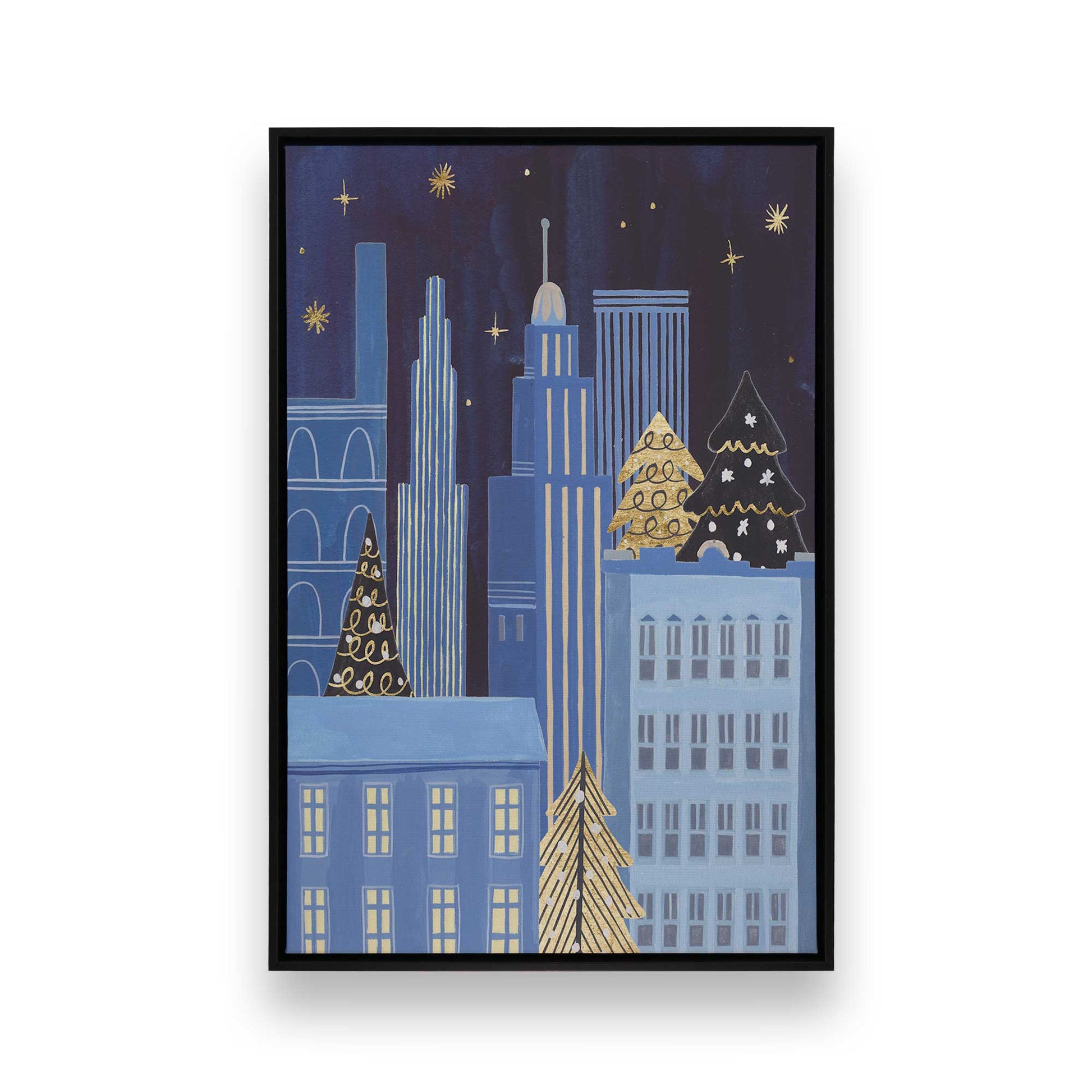 [Color:Satin Black], Picture of art in a Satin Black frame