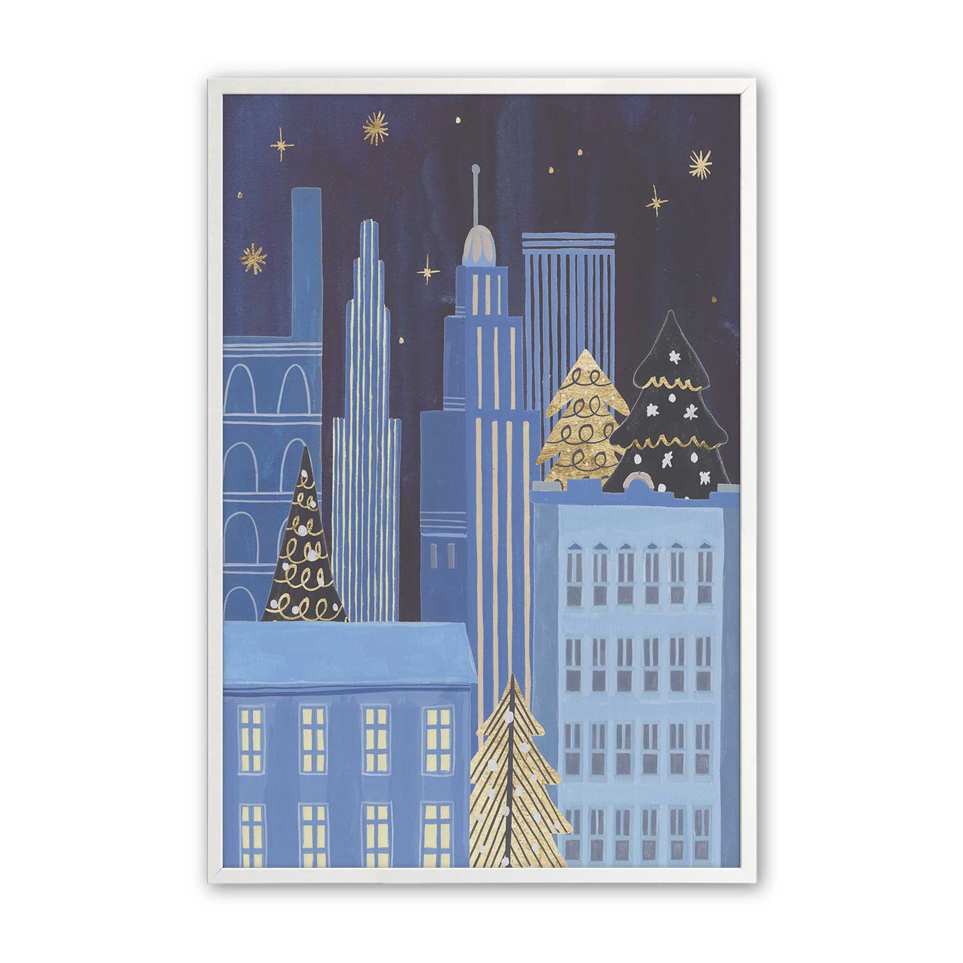 [Color:Opaque White], Picture of art in a Opaque White frame