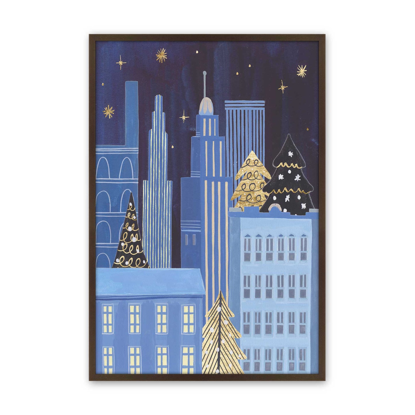 [Color:Brown], Picture of art in a Brown frame