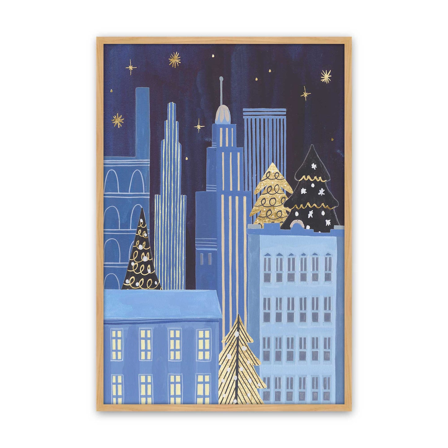 [Color:American Maple], Picture of art in a American Maple frame