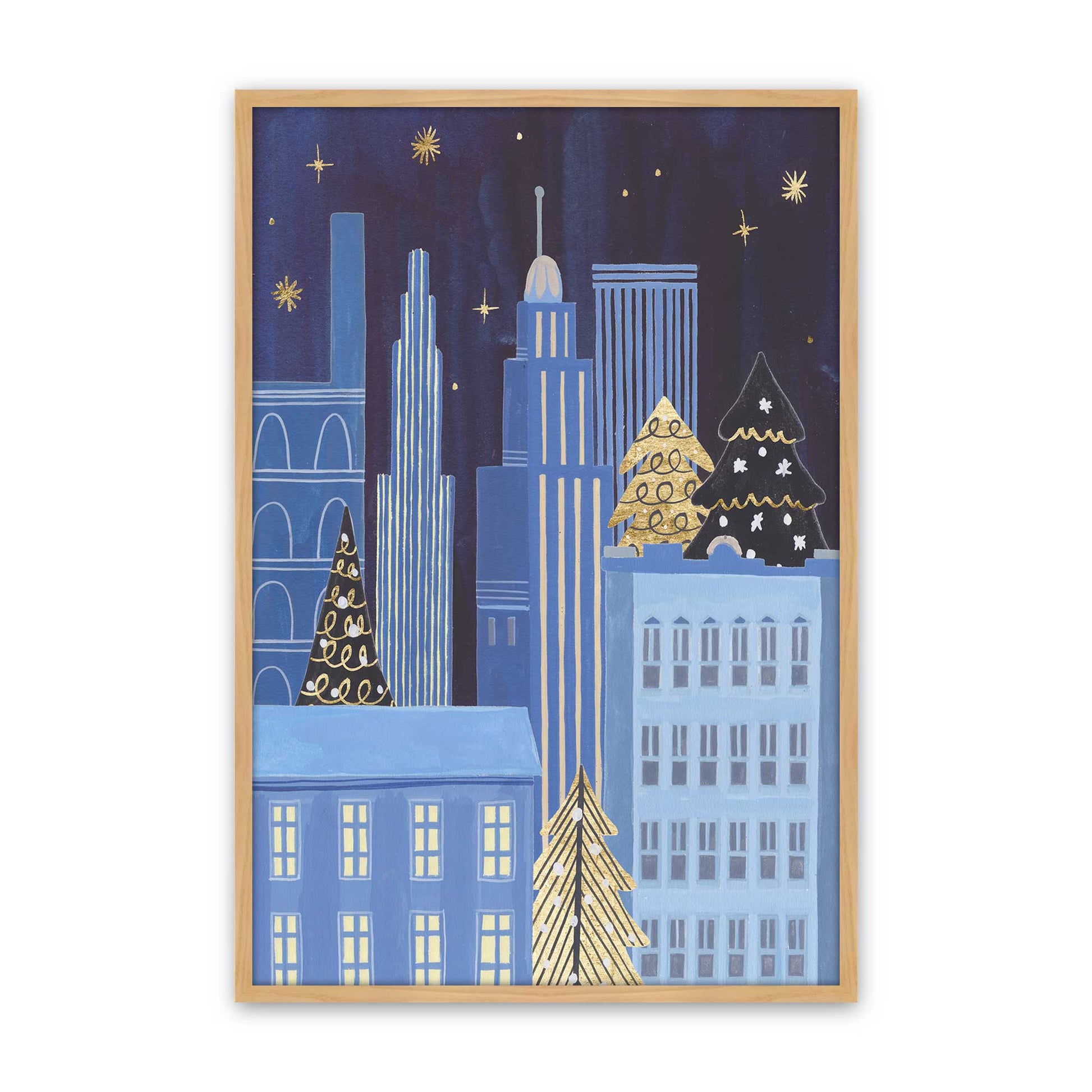 [Color:American Maple], Picture of art in a American Maple frame