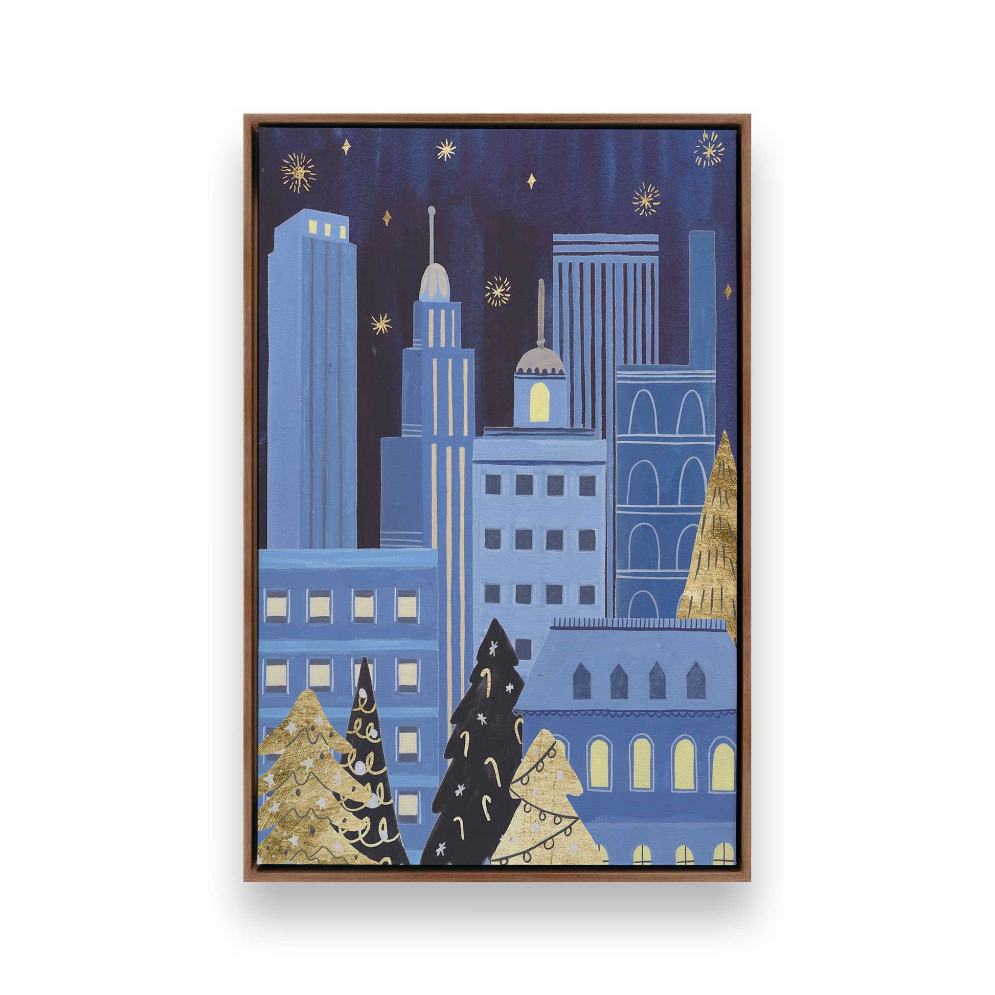 [Color:Walnut], Picture of art in a Walnut frame