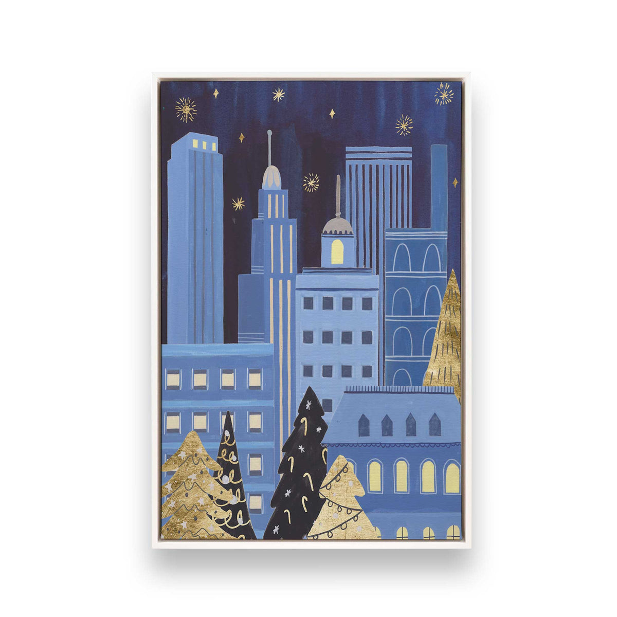 [Color:Opaque White], Picture of art in a White frame