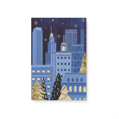 Twinkle Town Nights, Set of 4 Canvas Prints