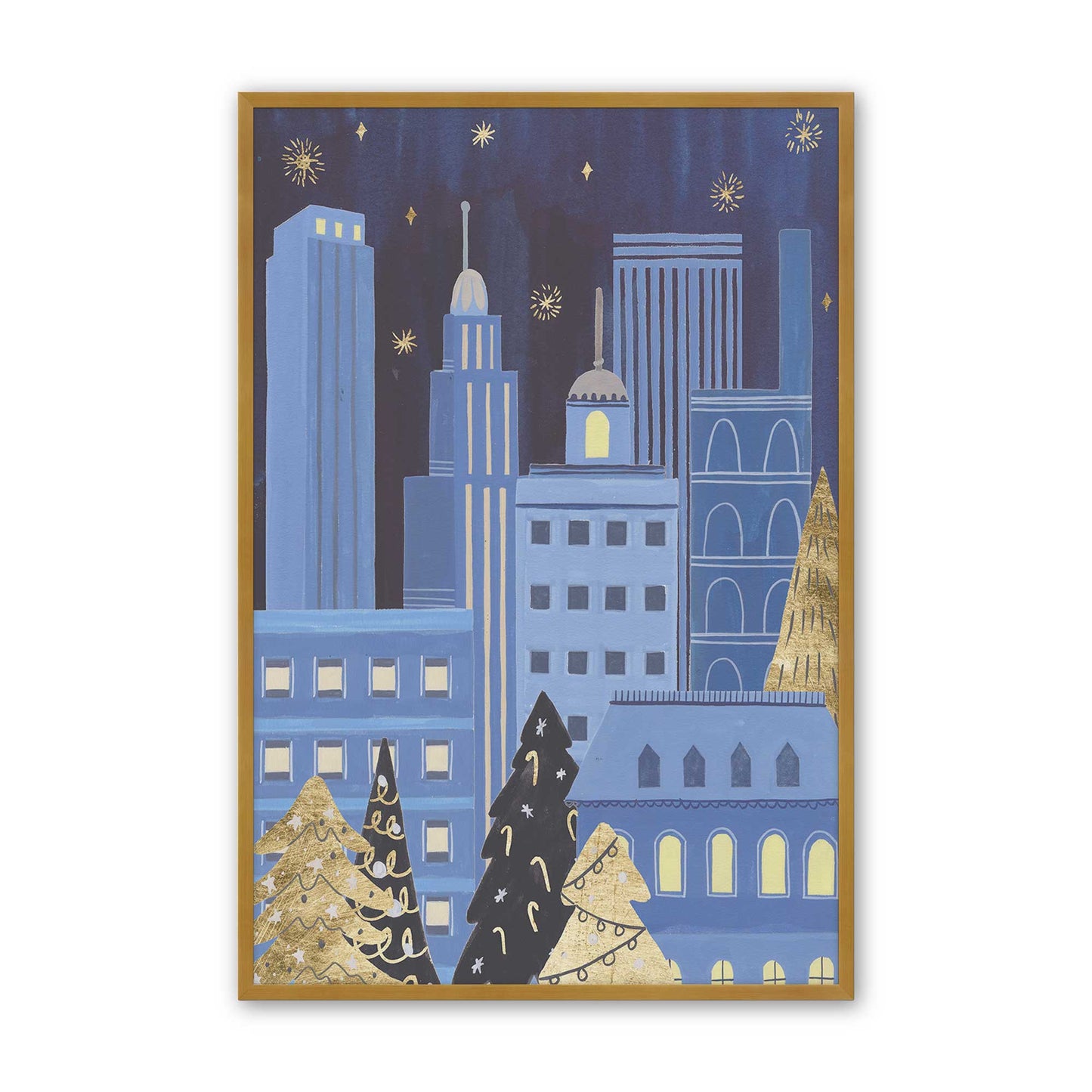 [Color:Polished Gold], Picture of art in a Polished Gold frame