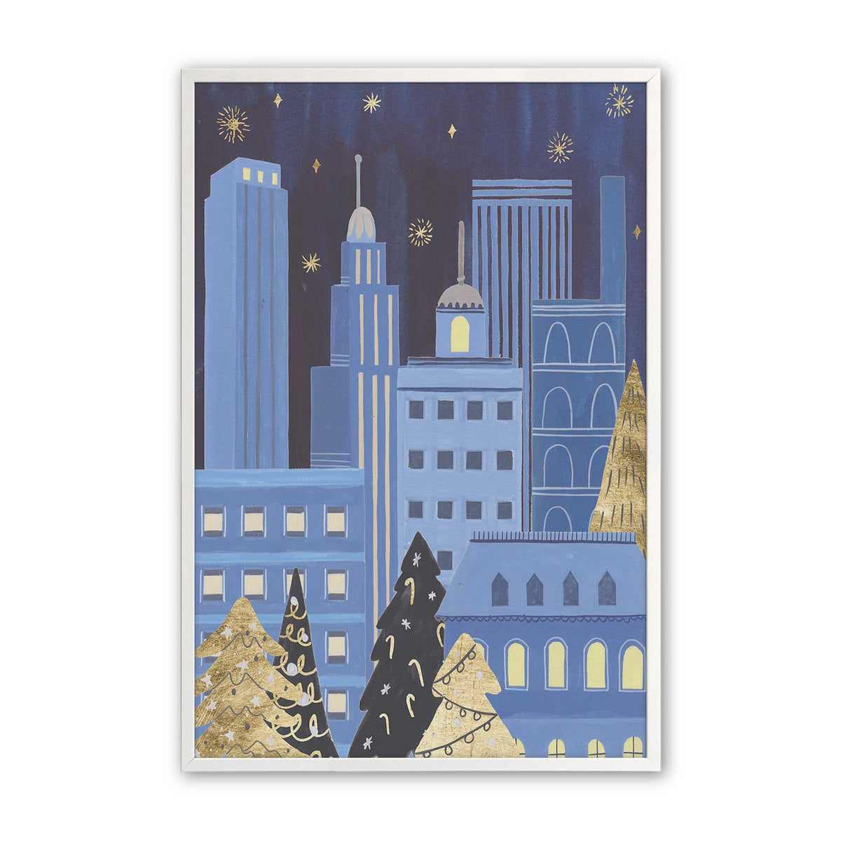 [Color:Opaque White], Picture of art in a Opaque White frame