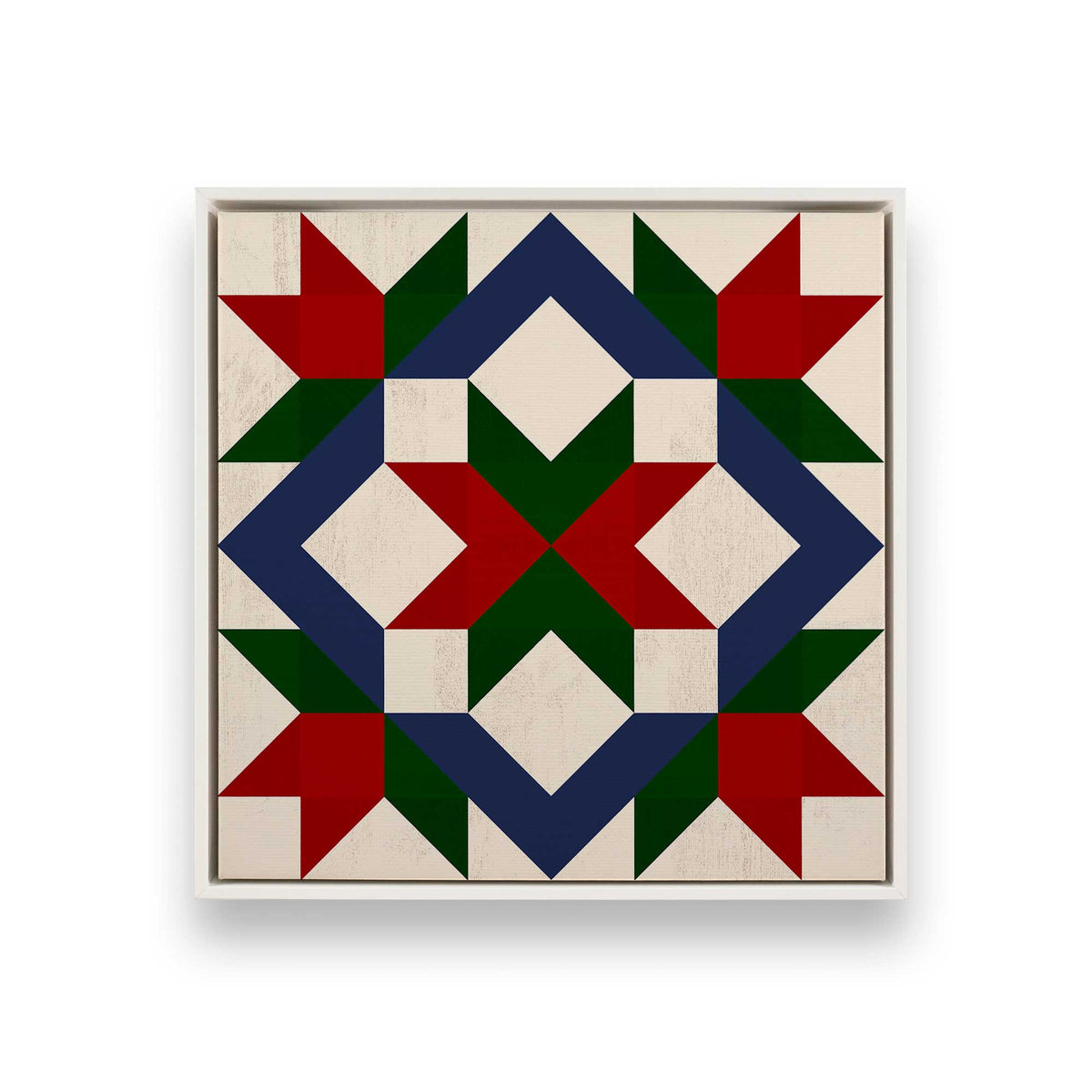 [Color:Opaque White], Picture of art in a White frame