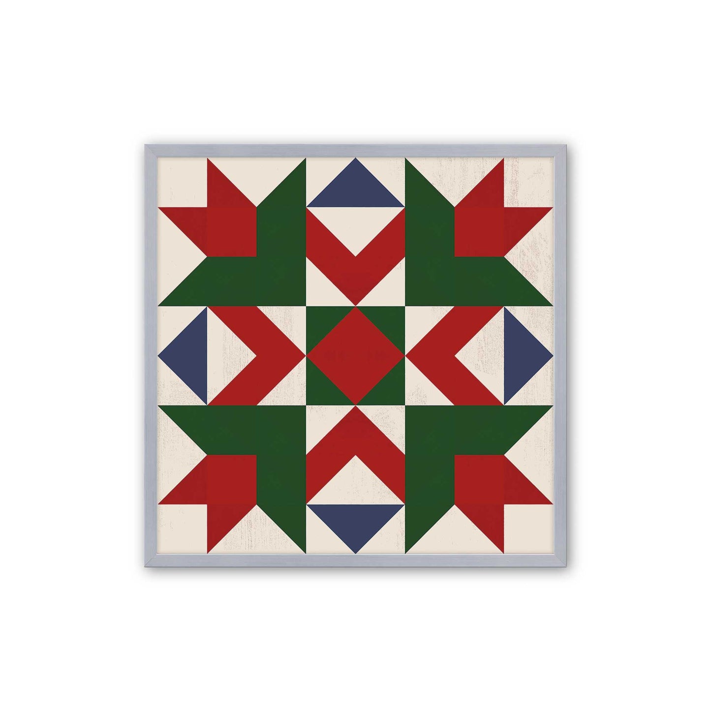 Patchwork Holiday Star, Set of 4 Paper Prints