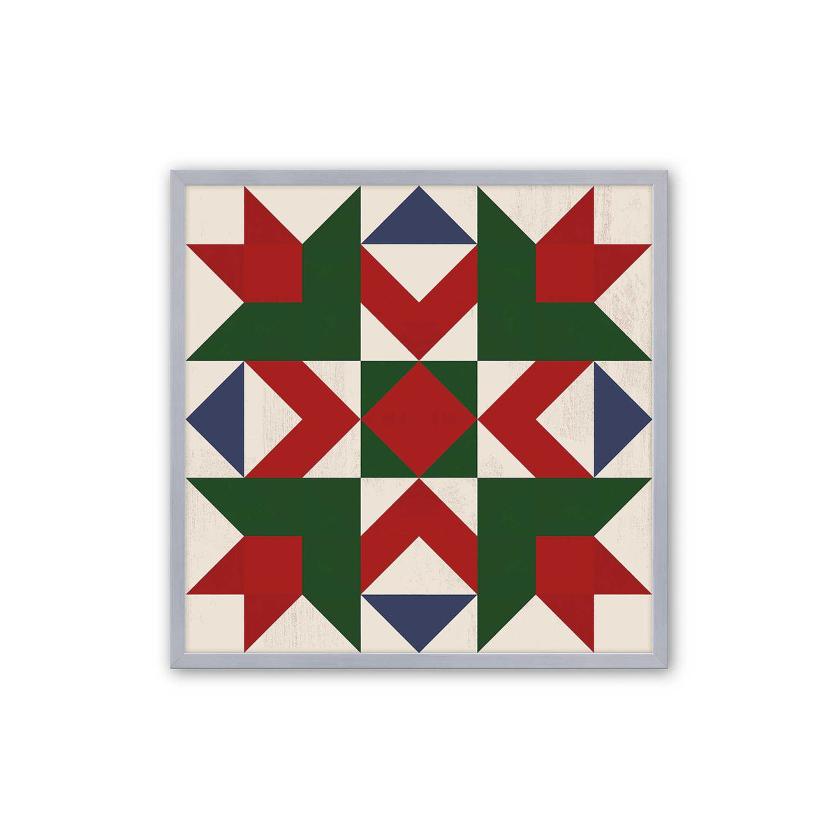 Patchwork Holiday Star, Set of 4 Paper Prints
