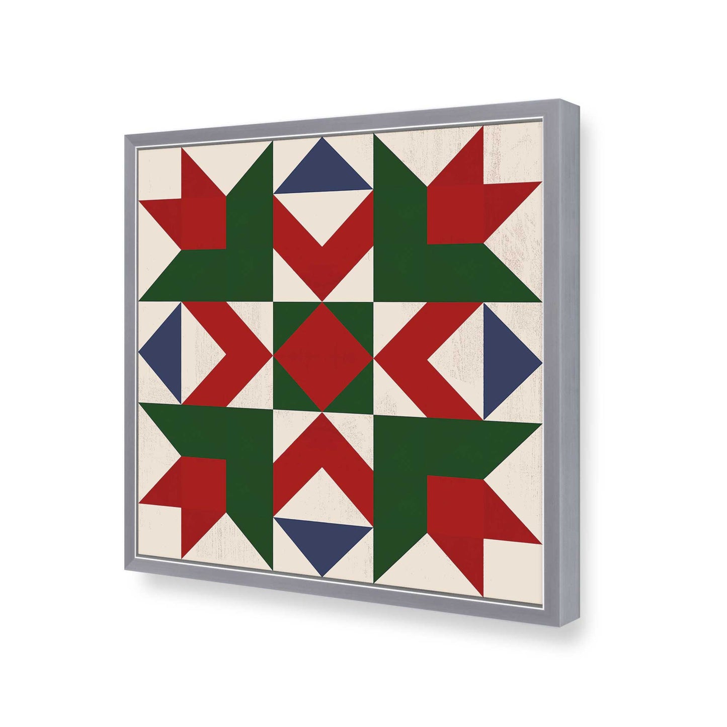 [Color:Polished Chrome], Picture of art in a Polished Chrome frame of the corner